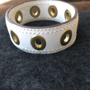 Coach leather bracelet